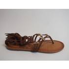 bruine sandaal