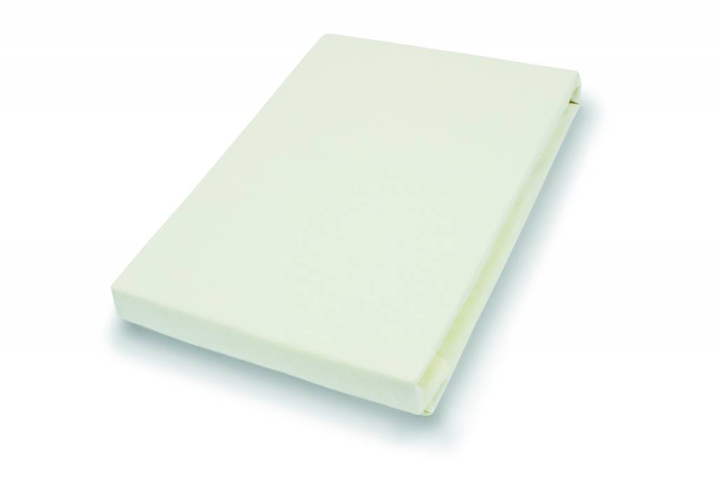 Socratex Premium Jersey Split-Topper Hoeslaken ecru, 180-200 x 200-220 cm