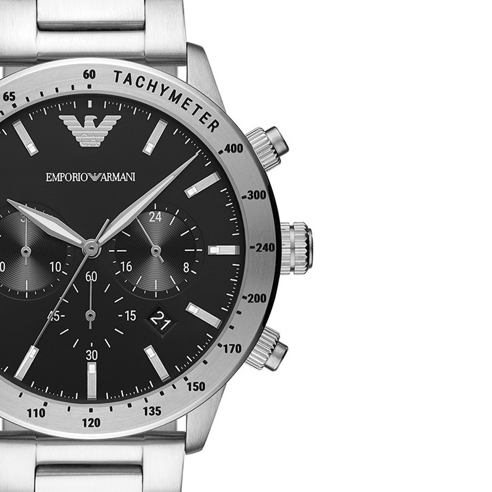 Emporio Armani Mario AR11241 Chronograph Schwarz | luxuryuhren.ch ...