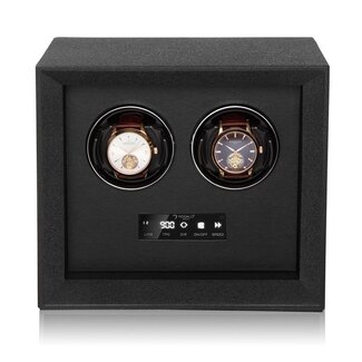 Modalo Uhrenbeweger Safe Systems MV4 für 2 Uhren Strukturlack schwarz