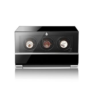 Modalo CLASICO PREMIUM Uhrenbeweger 3 Uhren schwarz
