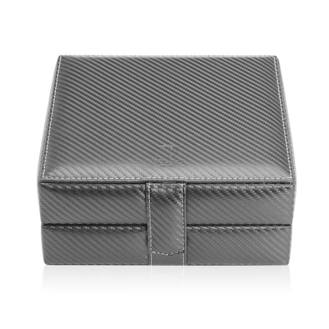 Modalo  Uhrenbox Gallante für 6 Uhren Carbon