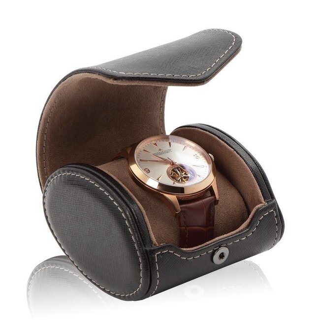 Modalo  Uhrenetui Aquila für 1 Uhr Schwarz