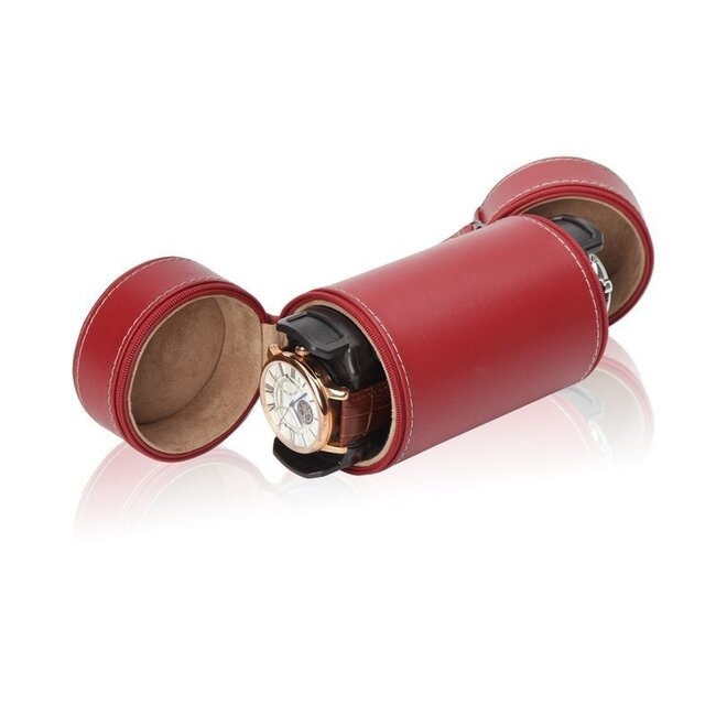 Modalo  Uhrenrolle Primus für 2 Uhren Rot