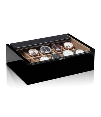Modalo Lucia Uhrenbox für 10 Uhren Carbon-Beige
