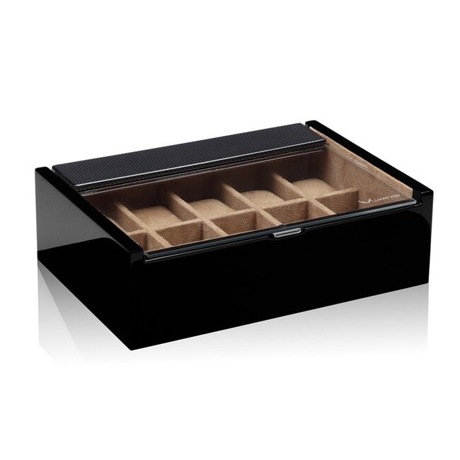 Modalo Lucia Uhrenbox für 10 Uhren Carbon-Beige