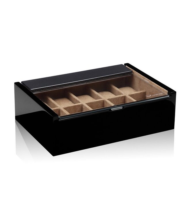 Modalo Lucia Uhrenbox für 10 Uhren Carbon-Beige