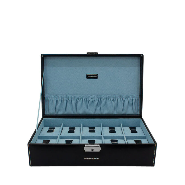Friedrich Uhrenkoffer Bond für 10 Uhren schwarz