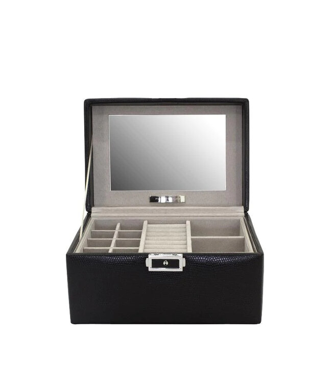 Friedrich  Schmuckkoffer Milano Lizard-Optik