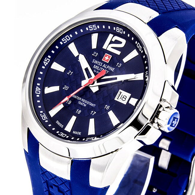 Swiss Alpine Military Combat Air Blue 7058.1835SAM - Swiss Made