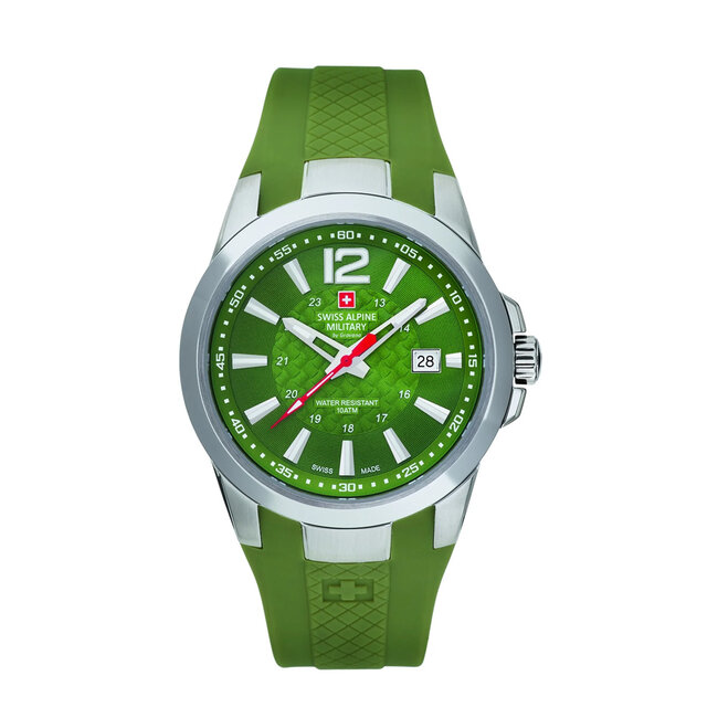 Swiss Alpine Military Combat Air Green 7058.1838SAM - Swiss Made