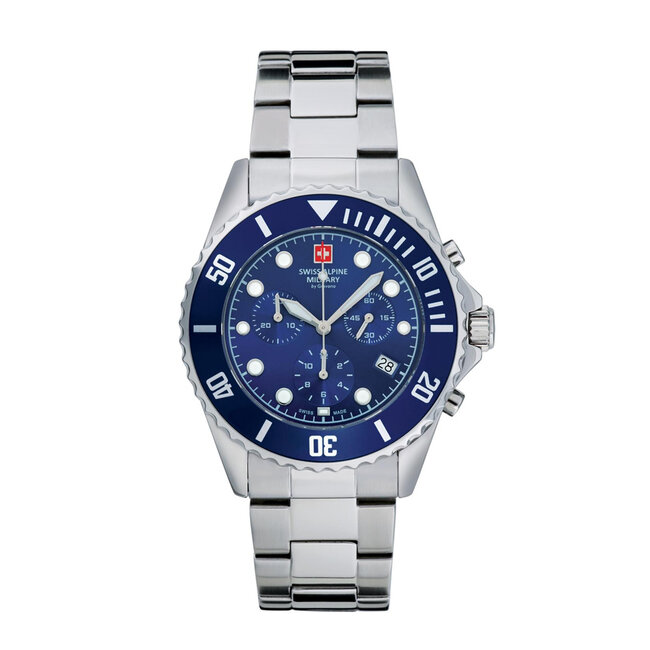 Swiss Alpine Military Master Diver Chrono 7053.9135SAM - Swiss Made