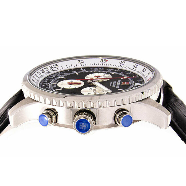 Swiss Alpine Military Viper Leder 7078.9537SAM Herrenuhr