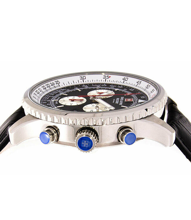 Swiss Alpine Military Viper Leder 7078.9537SAM Herrenuhr