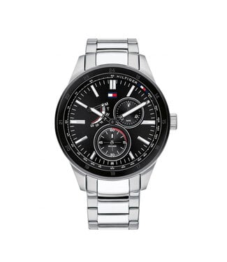 Tommy Hilfiger  Austin 1791639 Herrenuhr Schwarz Edelstahl