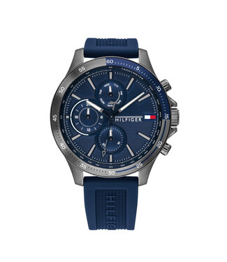 Tommy Hilfiger  Bank 1791721 Herrenuhr Dunkelblau Edelstahl