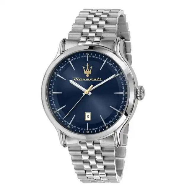 MASERATI  R8853118021 Herren-Armbanduhr Epoca Stahl/Blau