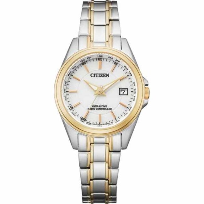 Citizen  EC1186-85A ECO-Drive Damen-Solar-Funkuhr m. Saphirglas