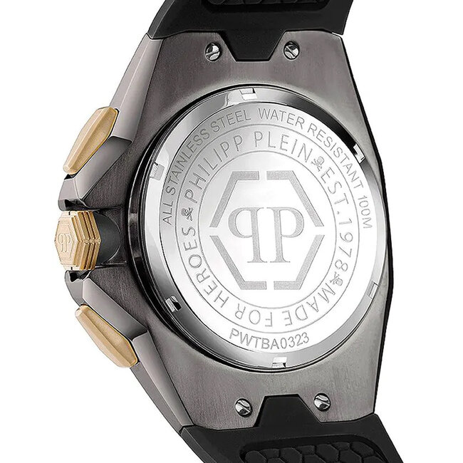 PHILLIPP PLEIN PWTBA0323 Chronograph Octagon Herrenuhr