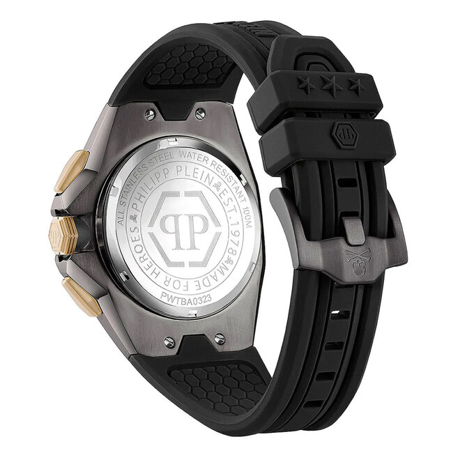PHILLIPP PLEIN PWTBA0323 Chronograph Octagon Herrenuhr