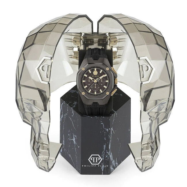 PHILLIPP PLEIN PWTBA0323 Chronograph Octagon Herrenuhr