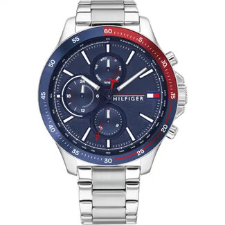TOMMY HILFIGER Bank Day Date Herrenuhr  1791718