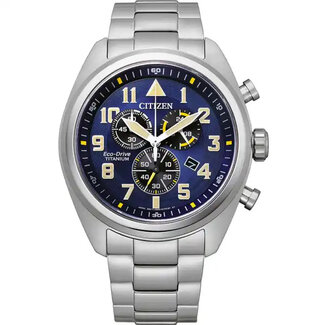 Citizen Eco-Drive AT2480-81L Solar Herren Chrono Super-Titanium