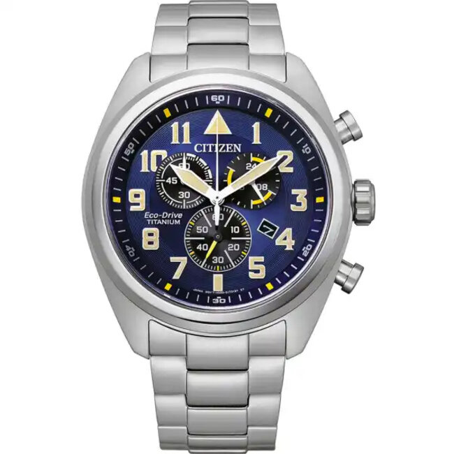 Citizen Eco-Drive AT2480-81L Solar Herren Chrono Super-Titanium
