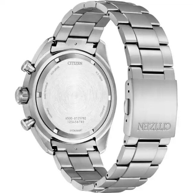 Citizen Eco-Drive AT2480-81X Solar Herren Chrono Super-Titanium