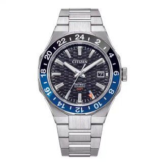 Citizen Series 8 GMT Mechanical 880 Black Herrenuhr  NB6031-56E