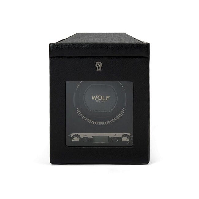 WOLF 1834 Uhrenbeweger „British Racing“ Single Watch Winder schwarz