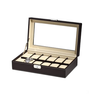 leonardo louis Uhrenbox Siena 12 Braun Edition