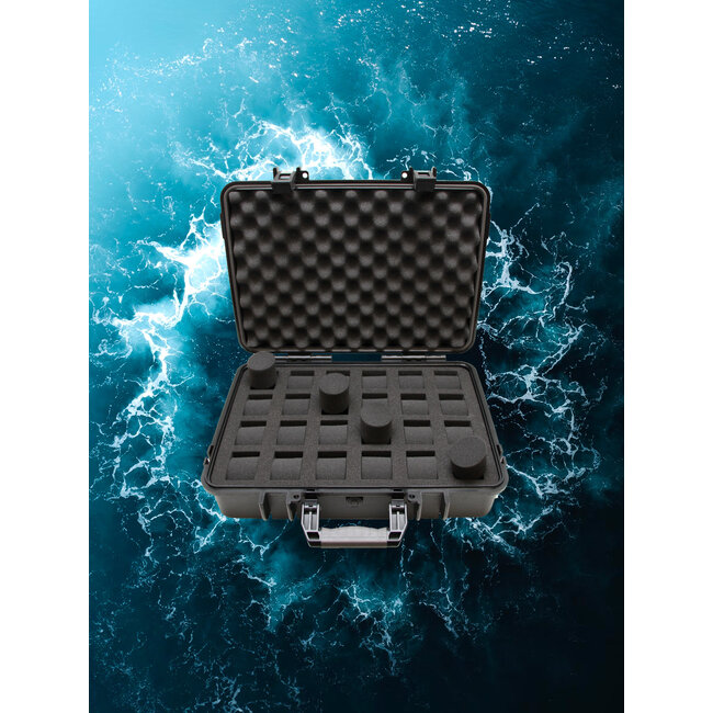 KRONOKEEPER Wasserdichter Uhrenkoffer für 48 Uhren