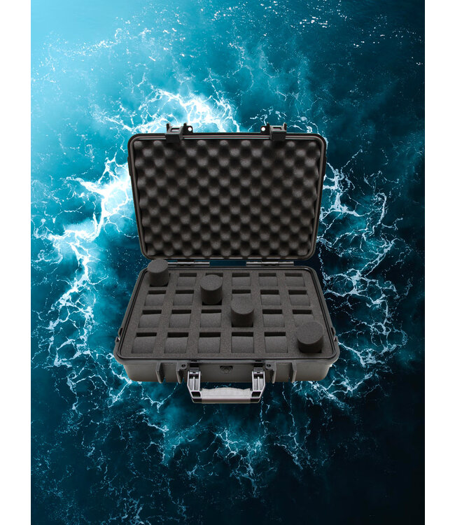 KRONOKEEPER Wasserdichter Uhrenkoffer für 48 Uhren