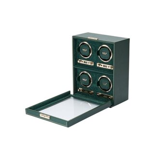 WOLF 1834 Uhrenbeweger „British Racing“ Watch Winder für 4 Armbanduhren