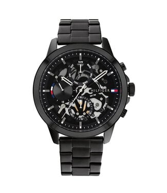 Tommy Hilfiger  Henry 1710478 All Black Skelett Herrenuhr