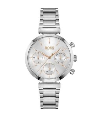 Hugo Boss  Flawless 1502530 Quarz Chronograph Silber Damenuhr