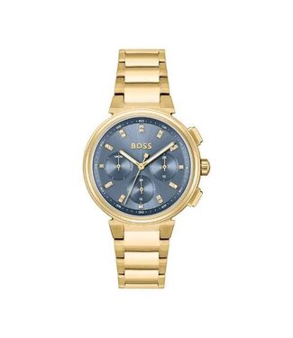Hugo Boss  One 1502677 Multifunktionsuhr Blau Gold Damenuhr