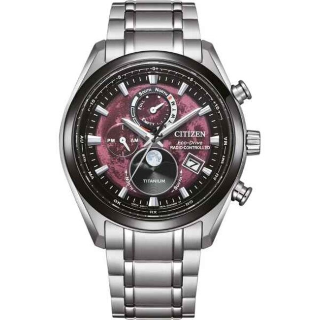 Citizen Tsuki-yomi A-T Eco-Drive Radio Controlled Moonphase Herrenuhr  BY1018-80X