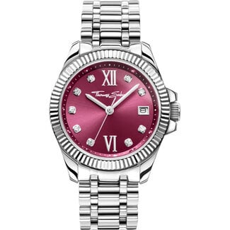 Thomas Sabo  WA0407-201-212 Damenuhr Divine Burgundy 33mm 10ATM