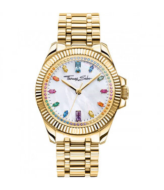 Thomas Sabo  Divine Rainbow WA0395-264-207 Perlmutt Gold Damenuhr