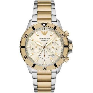 Emporio Armani Diver Chrono Bicolor  AR11606 Herrenuhr