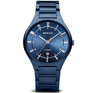 Bering 11739-797 Titanium Herrenuhr 39mm 5ATM