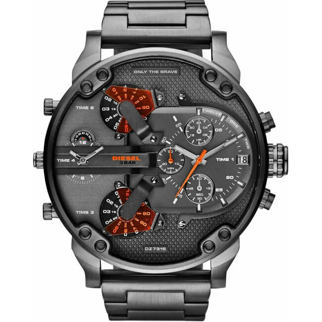 Diesel  Mr. Daddy in Grau DZ7315 Herrenuhr