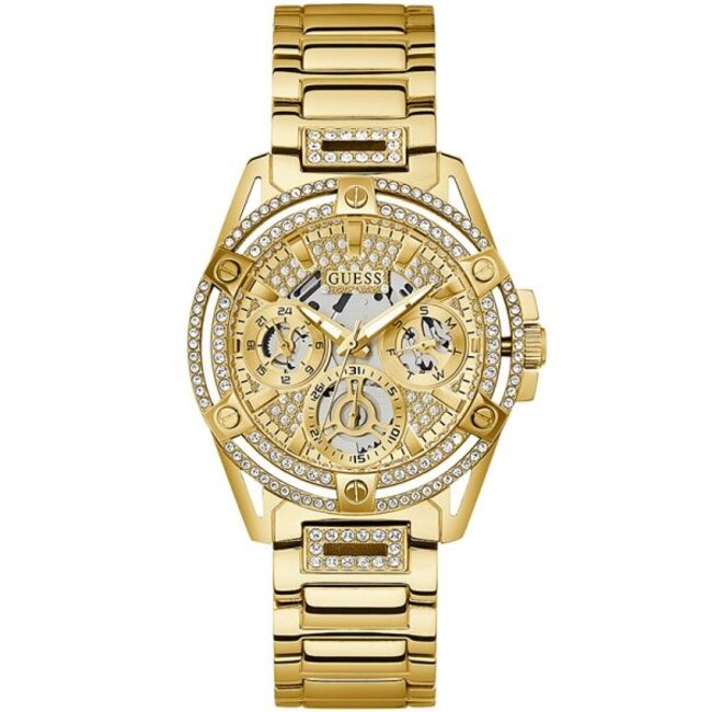 Guess Damenuhr Queen Multifunktion Goldfarben