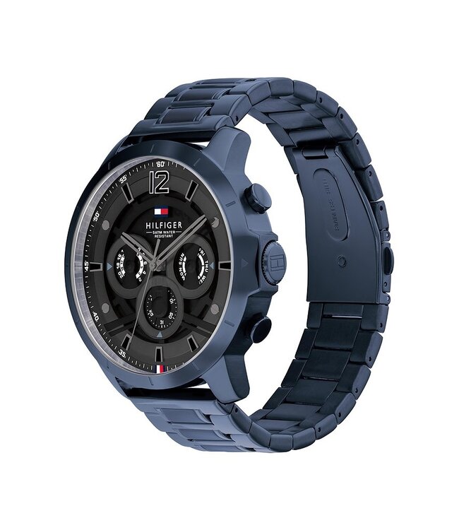 Tommy Hilfiger   Luca 1710493 Dunkelgrau Blau Herrenuhr