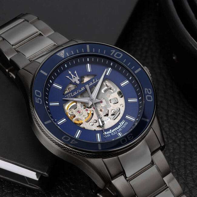 Maserati  Sfida Skeleton Herrenuhr R8823140001
