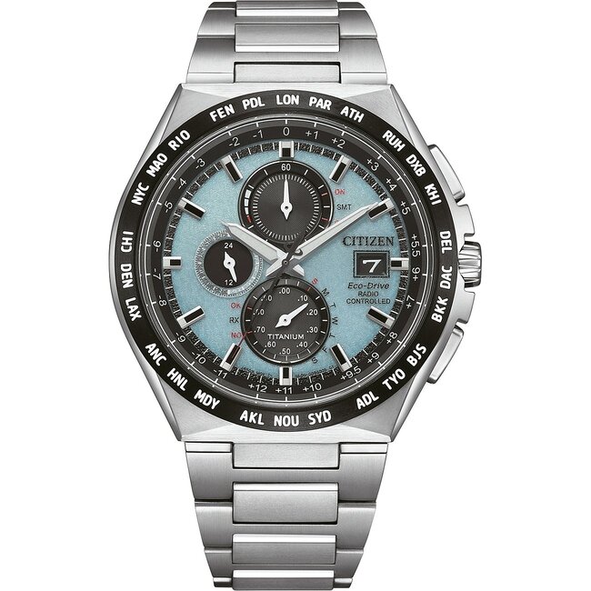 Citizen  Super Titanium Chrono Eco-Drive Radio Controlled Herrenuhr  AT8238-84M