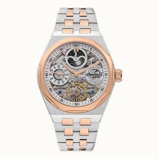 Ingersoll I12906 The Broadway Dual Time Automatik Herrenuhr 43mm 5ATM