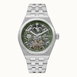 Ingersoll I12905 The Broadway Dual Time Automatik Herrenuhr 43mm 5ATM